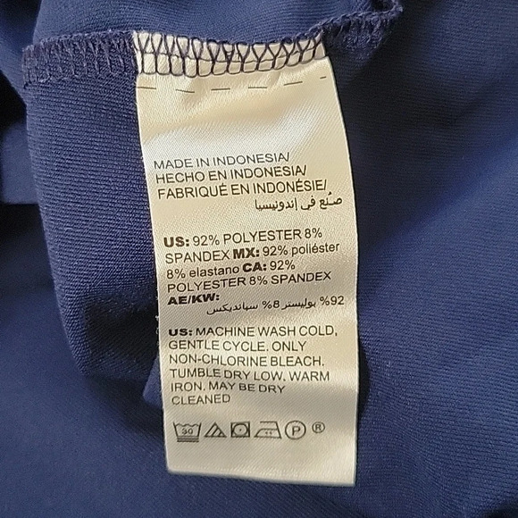 Chico's Blue Quarter-Zip Sweatshirt - Picture 7 of 8